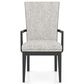 Declan Dining Canadel Arm Chair in Peppercorn Washed, , large