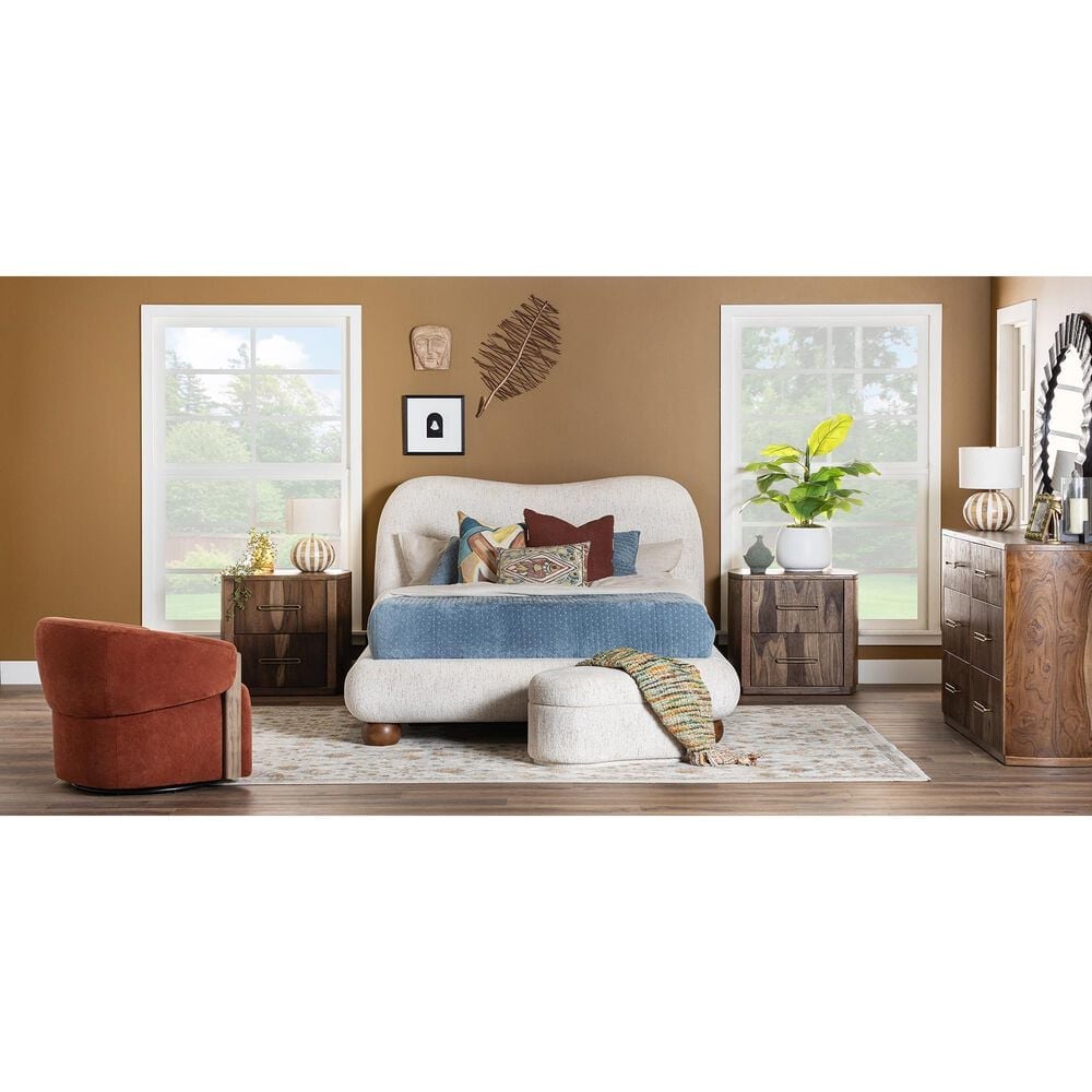 Urban Home Anansi Afra Upholstered Storage Ottoman in Chinchilla, , large