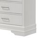 Crown Mark Amalia 6-Drawer Dresser in White, , large