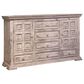 Fallridge Terra White 6 Drawer Dresser in Vintage White, , large