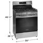 Frigidaire 30" Gas Range with Air Fry in Stainless Steel, , large