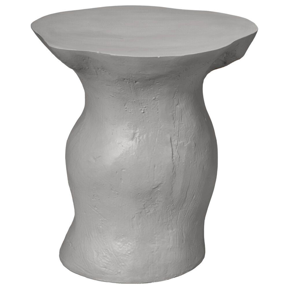 Splendor Living Ridgefield Fiber Glass Indoor/Outdoor Side Table in Cement Rustic, , large