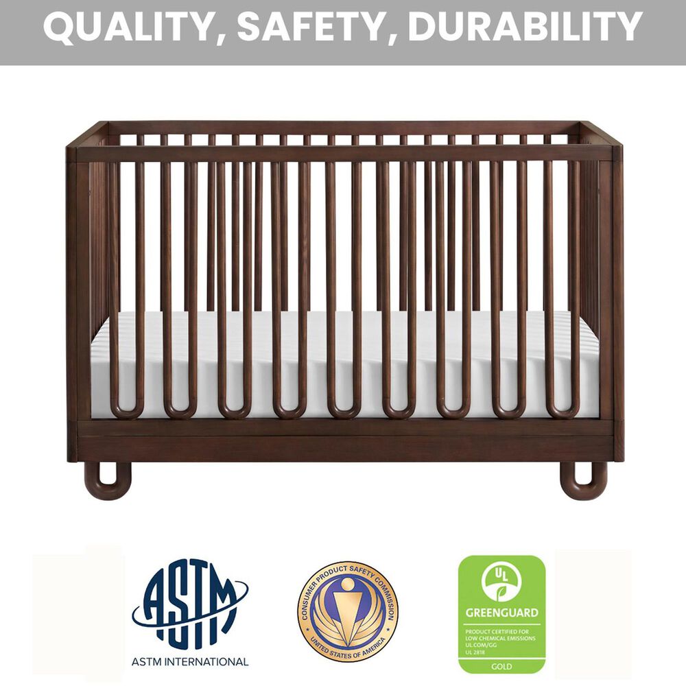 Oxford Baby Meridian 3-in-1 Convertible Crib in Cognac, , large