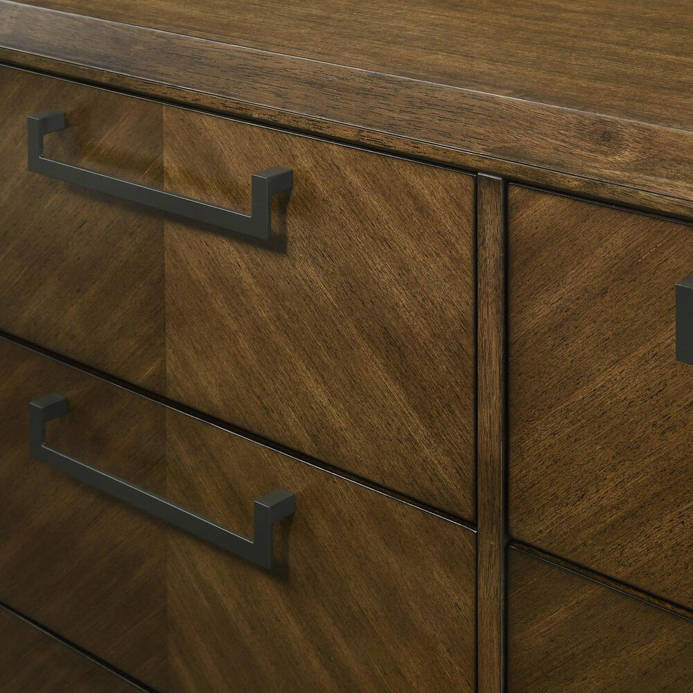 Crown Mark Lakecrest 9 Drawer Dresser Only in Brown, , large