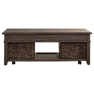 Belle Furnishings Mill Creek Lift Top Cocktail Table in Peppercorn, , large