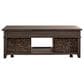 Belle Furnishings Mill Creek Lift Top Cocktail Table in Peppercorn, , large