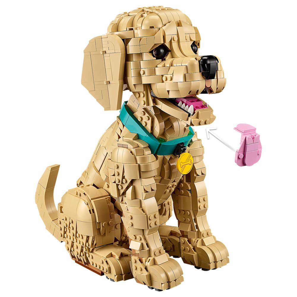 LEGO Golden Retriever Puppy Building Set, , large