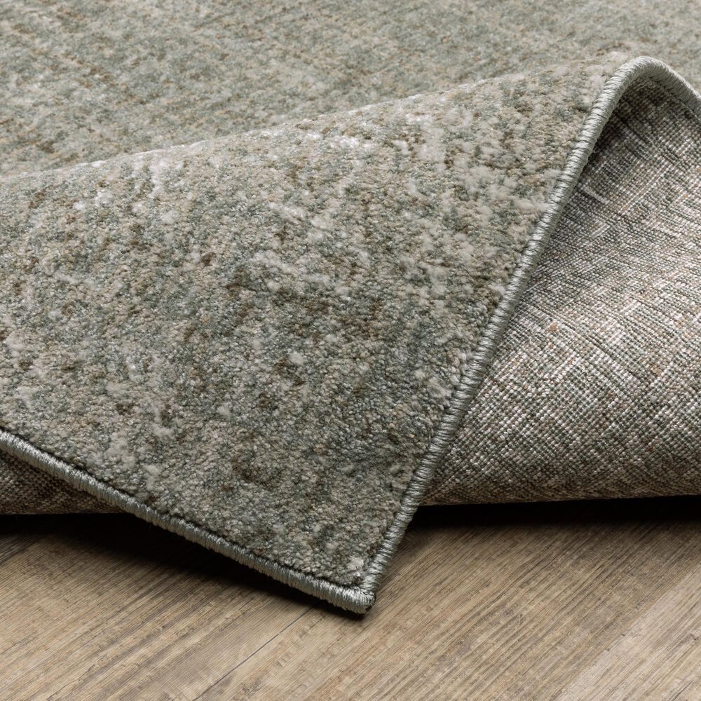 Oriental Weavers Mallory MAL01 Grey and Blue 6&#39;7&quot; x 9&#39;6&quot; Area Rug, , large
