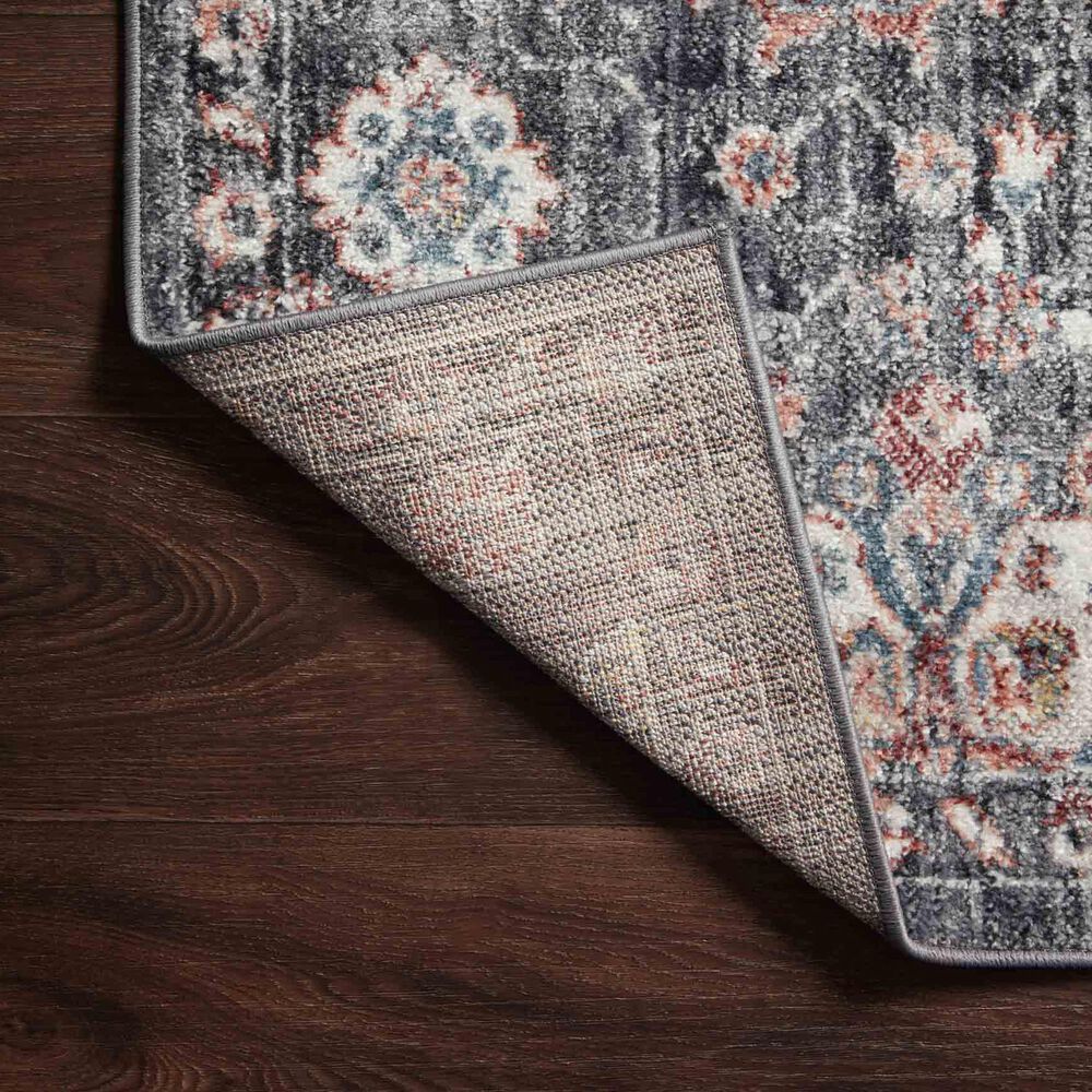 Loloi II Cassandra 2&#39;6&quot; x 4&#39; Charcoal and Rust Area Rug, , large