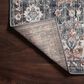 Loloi II Cassandra 2"6" x 4" Charcoal and Rust Area Rug, , large
