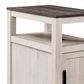 Ashley Fendenmore Chairside End Table in Antiqued White and Gray, , large