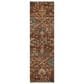 Dalyn Rug Company Silk Road Paprika, Copper, Gold, Sage, Navy and Beige 2"3" x 7"6" Runner, , large