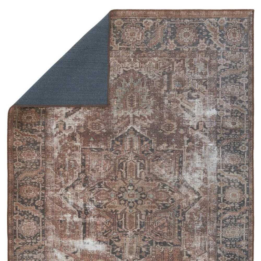 Jaipur Harman Minita 7&#39;6&quot; x 10&#39; Coffee Liqueur, Trellis, Blue Graphite, Lead Gray and Toasted Coconut Area Rug, , large