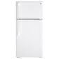 GE Appliances 15.6 Cu. Ft. Top-Freezer Refrigerator in White, , large