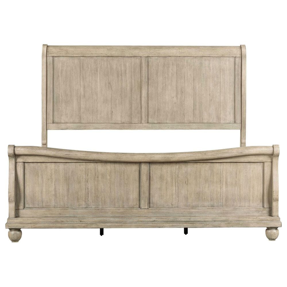 Belle Furnishings Rustic Traditions 3-Piece King Sleigh Bedroom Set in Saddle Tan, , large