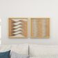 Maple and Jade 24" x 24" Abstract Framed Wall Art in Brown and Beige (Set of 2), , large