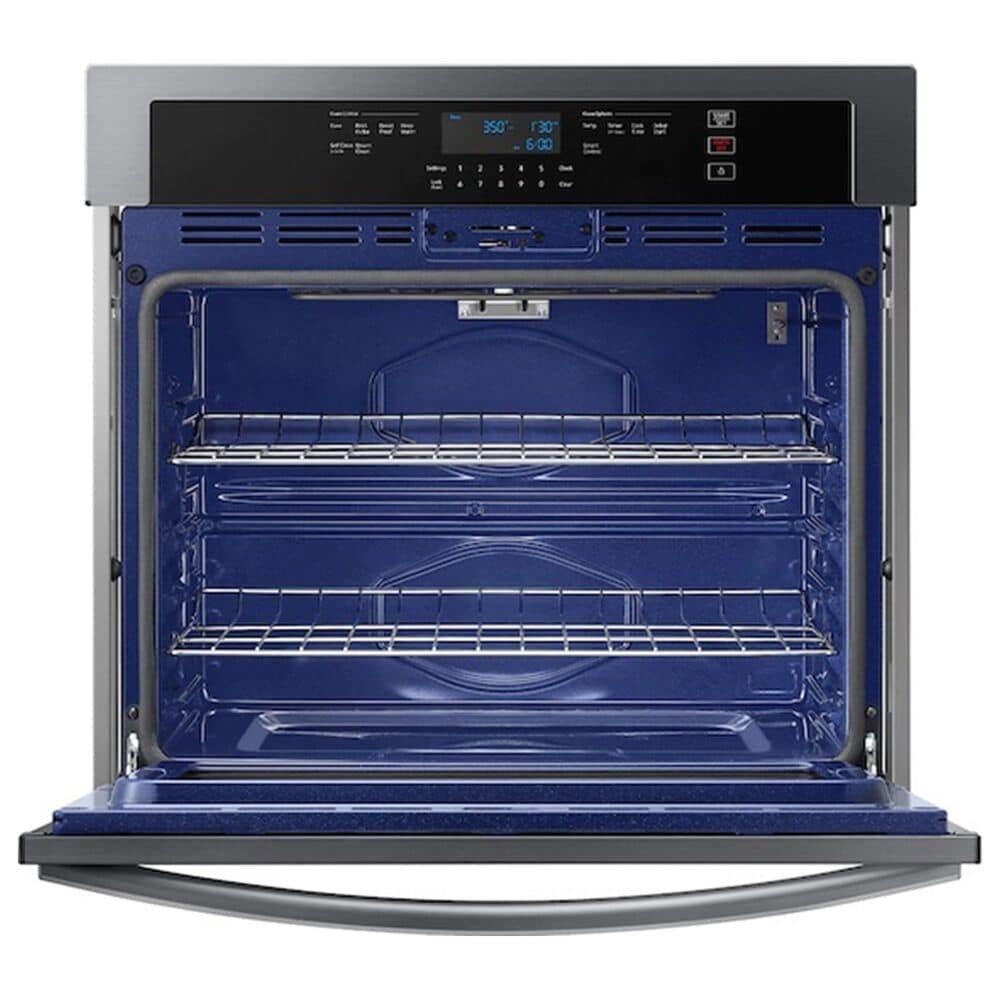 Samsung 30&quot; Single Wall Oven with Wi-Fi in Black Stainless Steel, , large