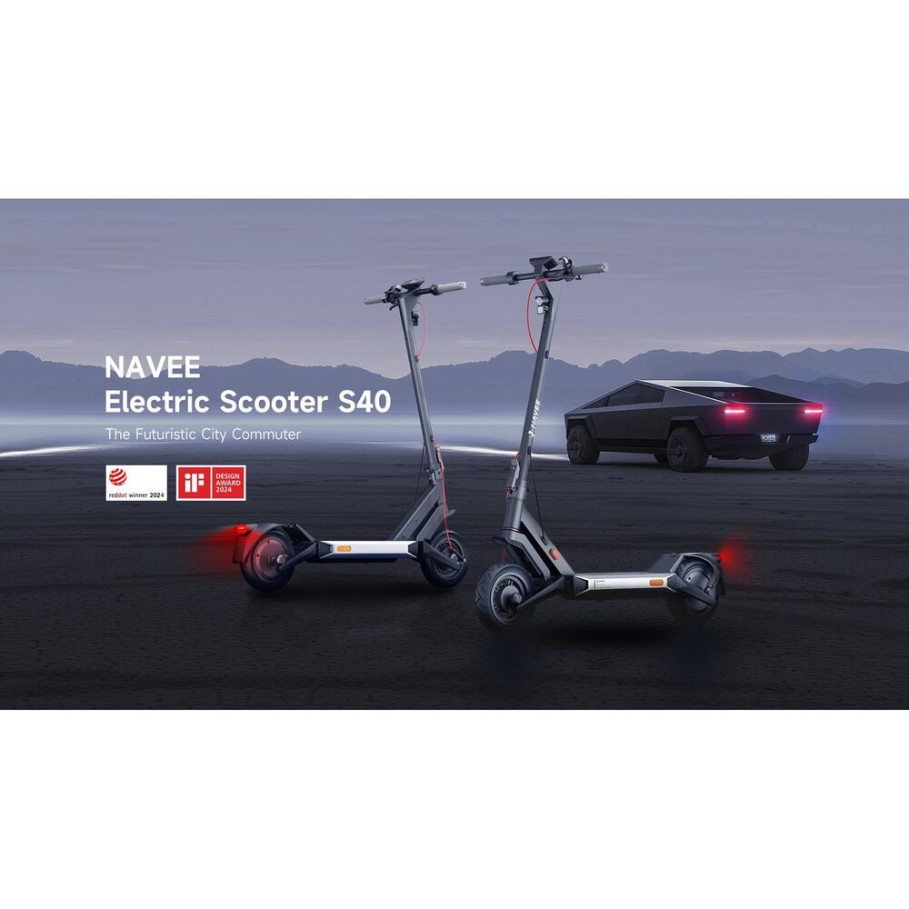 Navee S Series S40 Electric Scooter in Black, , large