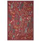 Rifle Paper Co. Menagerie  2"3" x 3"9" Crimson Area Rug, , large