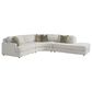 Lexington Home Brands 3 Piece Sectional in Tan, , large