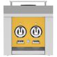 Hestan 12" Built-In Liquid Propane Double Side Burner in Sol Yellow, , large