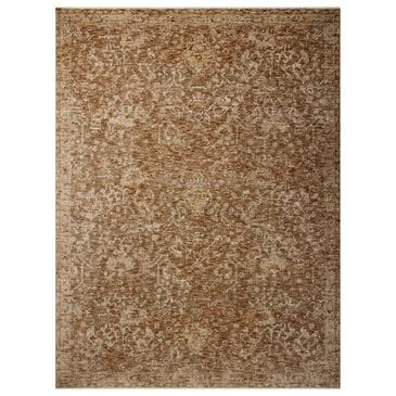 Magnolia Home Junie 7"10" Round Clay and Natural Area Rug, , large