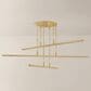 Corbett Lighting Cortina 3-Light Chandelier in Vintage Brass, , large
