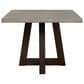 Blue River Elodie Dining Table in Medium Gray/Dark Gray Oak, , large