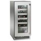 Perlick Signature 15" Outdoor Undercounter Wine Reserve with Left Hinge Glass Door in Stainless Steel, , large