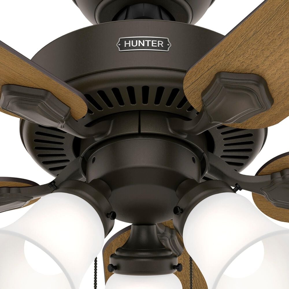 Hunter Swanson 44&quot; Ceiling Fan with LED Lights in New Bronze, , large