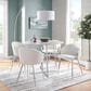 LumiSource Claire Accent Chair in White, , large
