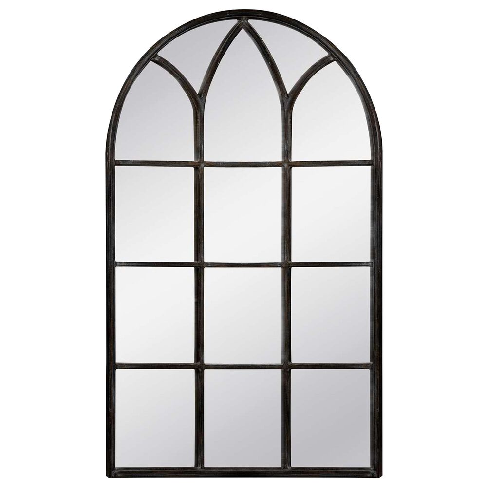 Bassett Mirror Company Pinole Floor Mirror in Weathered Brown, , large