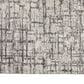 Nourison Rush 6" x 9" Ivory and Grey Area Rug, , large