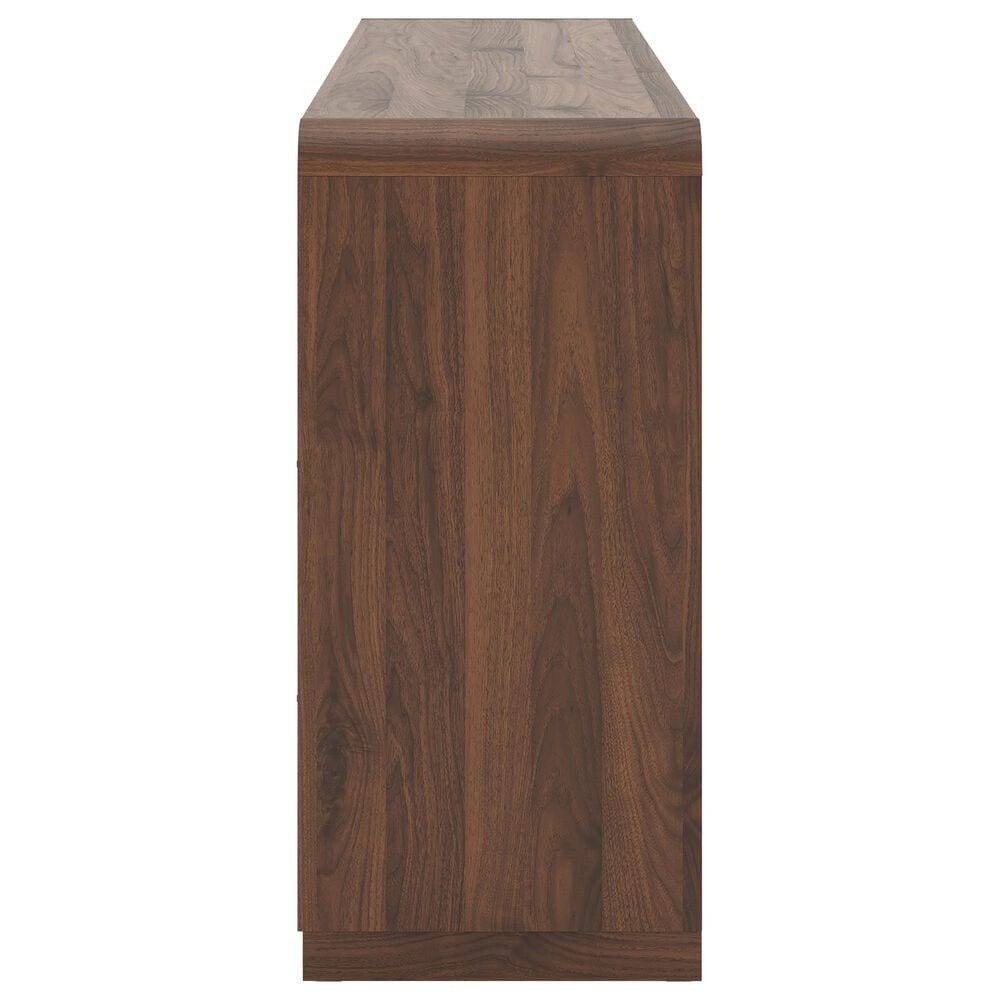 Ashley Fortlorn 6-Drawer Dresser in Walnut Brown, , large
