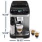 DeLonghi Magnifica Evo Next 61 Oz Espresso Machine in Silver Black, , large