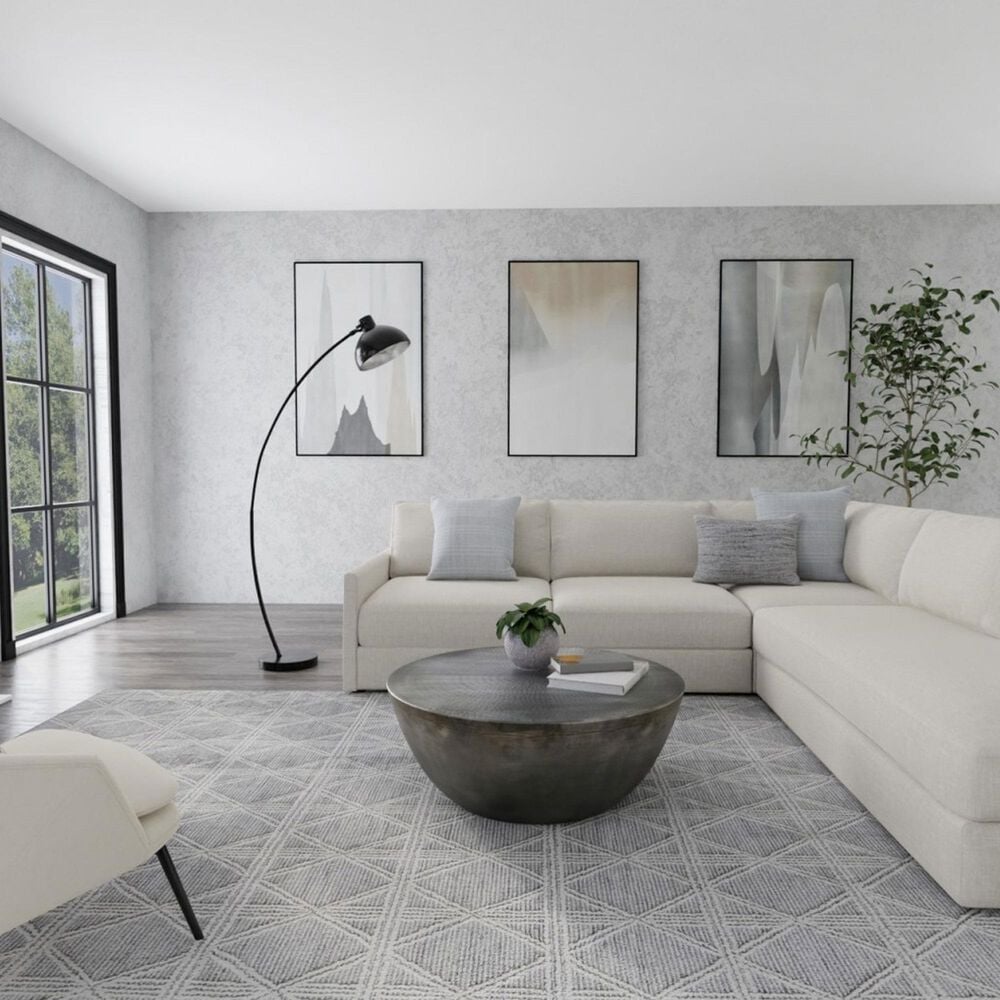Feizy Rugs Corwin 12&#39; x 15&#39; Silver Area Rug, , large
