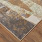 Feizy Clio 7"9" x 10" Blue and Tan Area Rug, , large