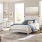 Ashley Shawburn Queen Panel Platform Bed in White/Dark Charcoal, , large