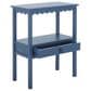 Safavieh Haven Low Drawer End Table in Blue, , large