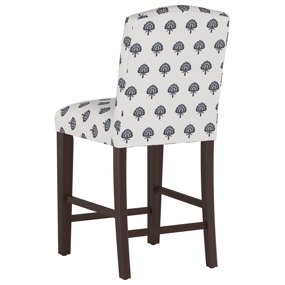 Skyline Furniture Counter Stool in Clara Block Navy, , large