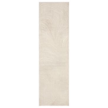 Nourison Central Park West CEP02 Beige 2" x 6" Runner, , large