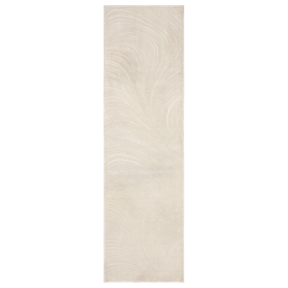 Nourison Central Park West CEP02 Beige 2" x 6" Runner, , large