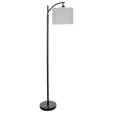 Timberlake 63" Modern Floor Lamp with LED Bulb in Black, , large