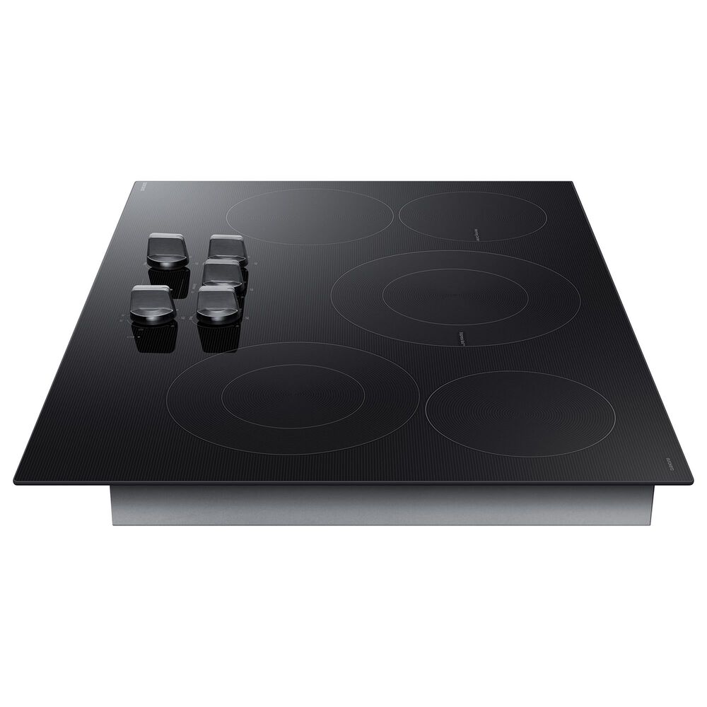 Samsung 30&quot; Electric Cooktop with Illuminated Knobs in Black, , large
