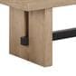 Steve Silver Furniture Aubrey Cocktail Table in Weathered Driftwood and Black, , large