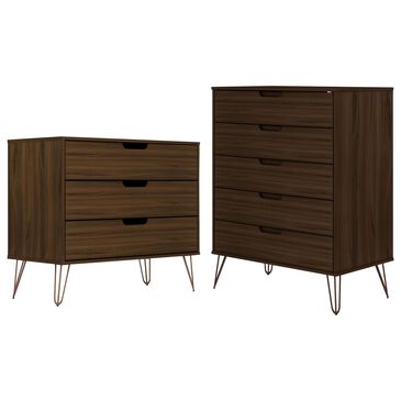 Dayton Rockefeller 2-Piece Dresser Set in Brown, , large