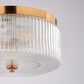 Vaxcel Riverside 2-Light Flush Mount in Muted Brass, , large