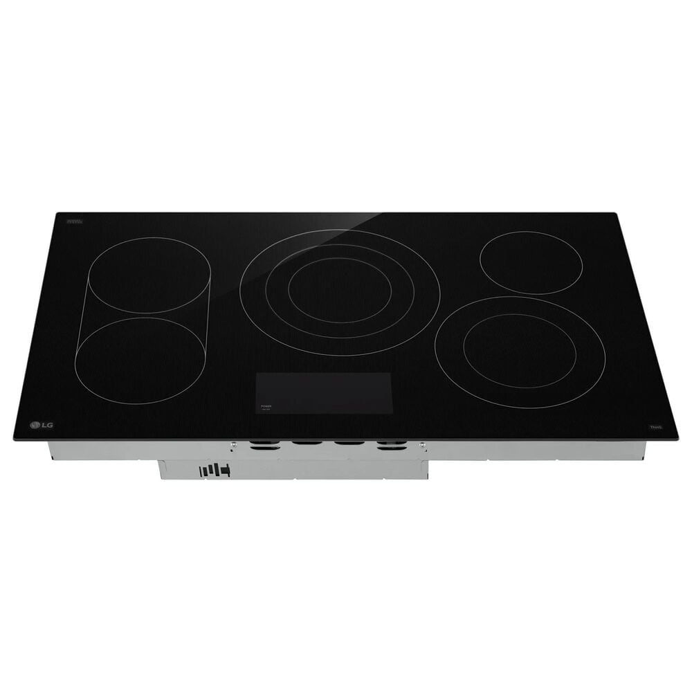 LG 36&quot; Electric Cooktop with UltraHeat in Black, , large