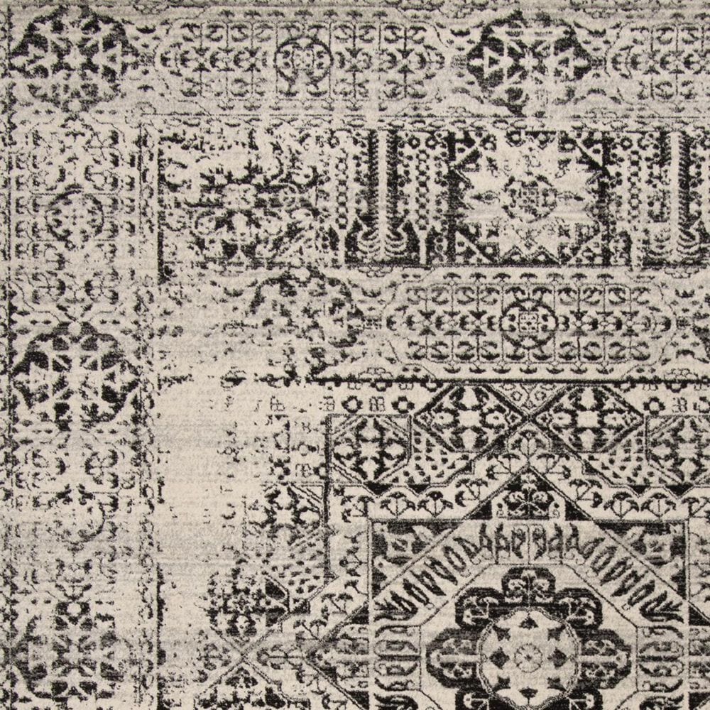 Safavieh Evoke EVK260T 2&#39;2&quot; x 4&#39; Ivory and Black Scatter Rug, , large