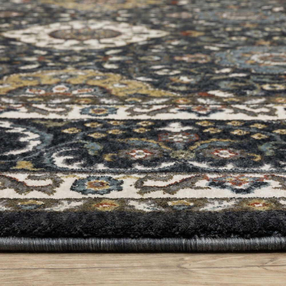 Oriental Weavers Vivian VI04C 2&#39;3&quot; x 7&#39;6&quot; Blue Runner, , large